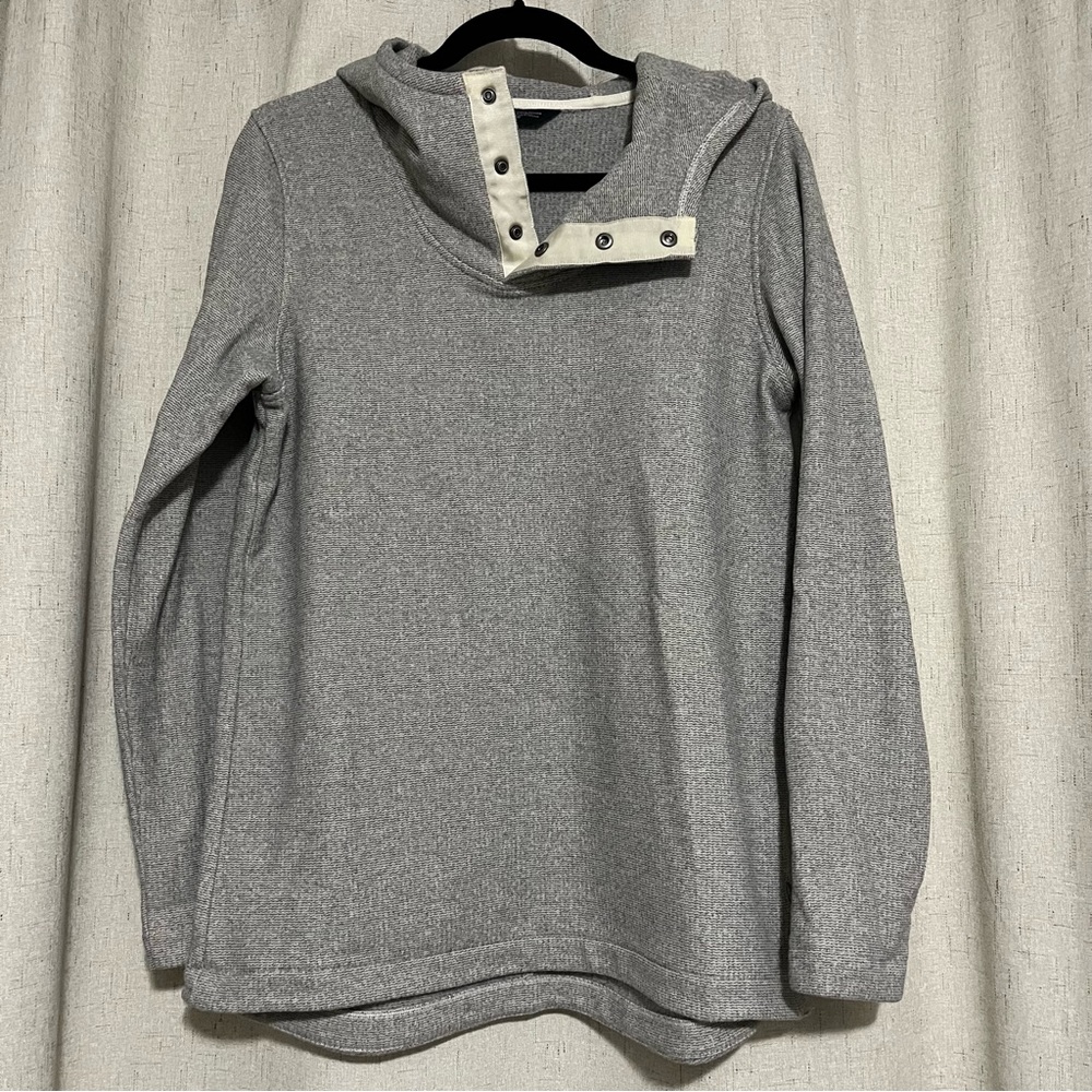 The North Face Women’s Knit Stitch Pullover Gray Hooded Jacket